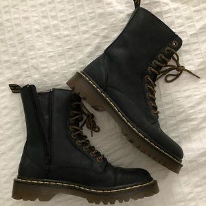 Dr. Martens Justyna 10 eyelet.  Never been worn!
